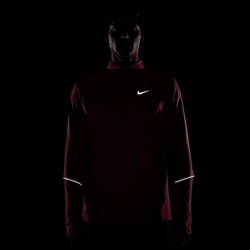 Bluza do biegania męska Nike Miler Dri-Fit UV 1/2 Zip tough red