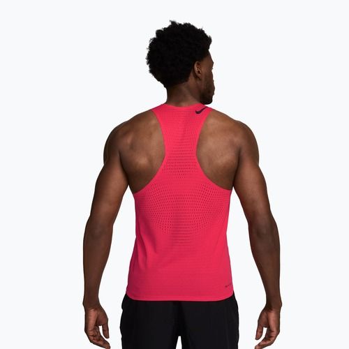 Koszulka do biegania męska Nike AeroSwift fusion red/black