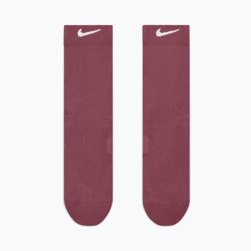 Skarpety Nike Run Midweight Crew pink smoke/pink rise/white