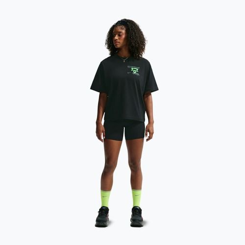 Koszulka do biegania damska Nike Swift Dri-Fit black/no color/illusion green