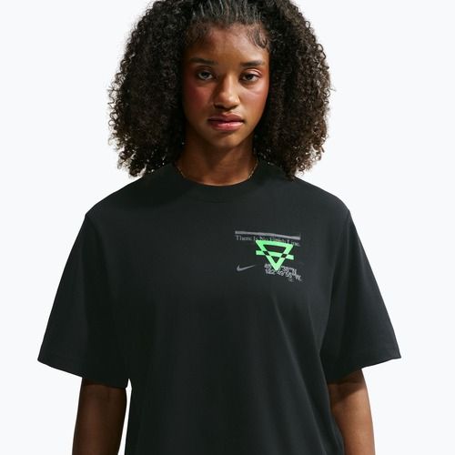 Koszulka do biegania damska Nike Swift Dri-Fit black/no color/illusion green