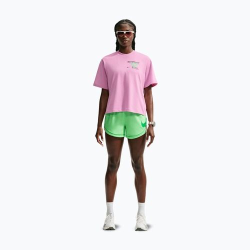 Koszulka do biegania damska Nike Swift Dri-Fit pink rise/illusion green