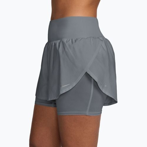 Spodenki do biegania damskie Nike Tempo Flow cool grey/cool grey