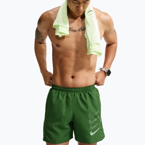 Spodenki do biegania męskie Nike Miler forest green
