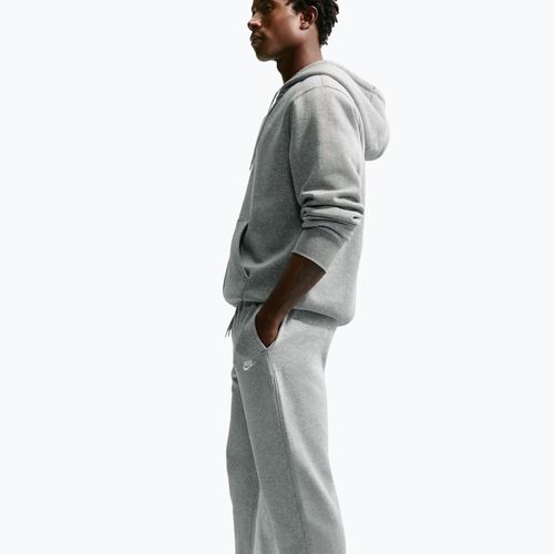 Spodnie męskie Nike Club French Terry Joggers dark grey heather/light smoke grey/white