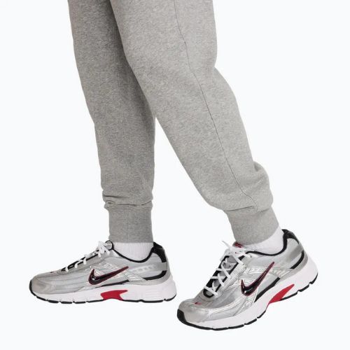 Spodnie męskie Nike Club French Terry Joggers dark grey heather/light smoke grey/white