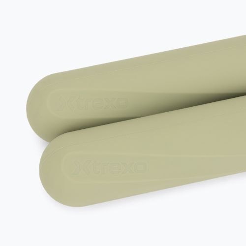 Zestaw hantli XTREXO SCULPT 2 x 1 kg zielony