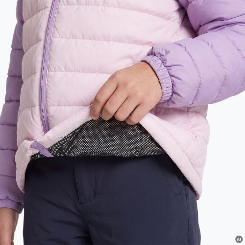 Kurtka ocieplana dziecięca KADVA Snoway JRG fioletowy