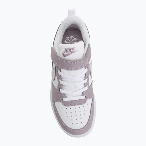 Buty dziecięce Nike Court Borough Low Recraft white/plum fog/white/venice