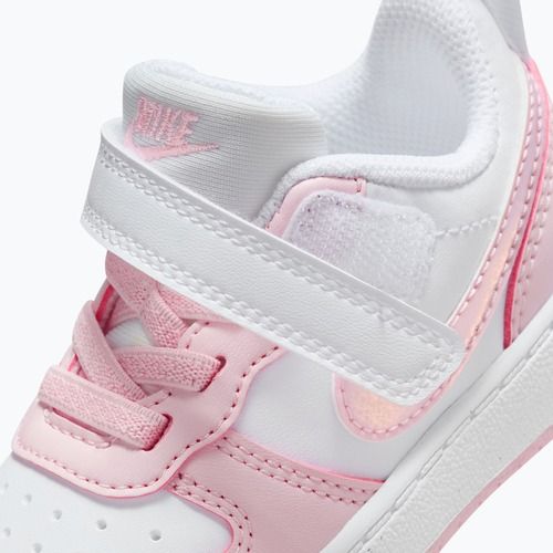 Buty dziecięce Nike Court Borough Low Recraft white/pink foam