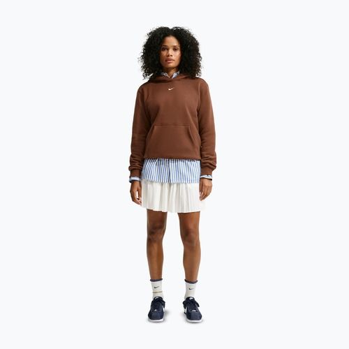 Bluza damska Nike Studio Fleece cacao wow/sail