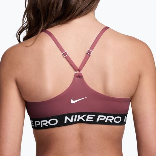 Biustonosz dziewczęcy Nike Pro Pink Smoke