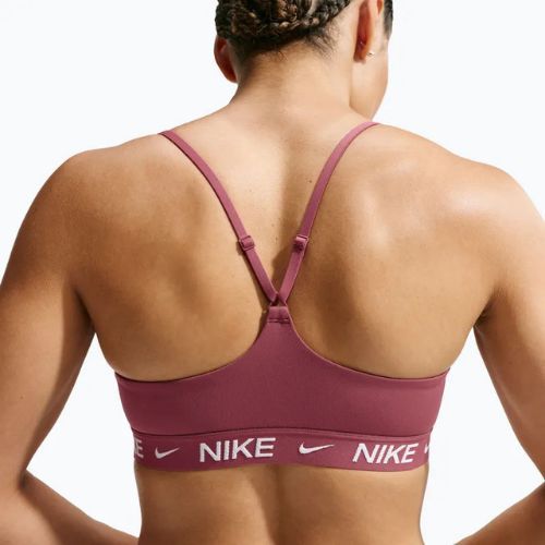 Biustonosz treningowy Nike Indy Light Support pink smoke