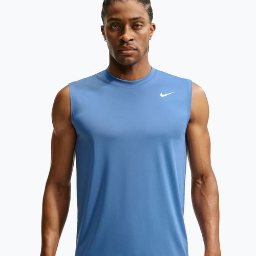 Koszulka treningowa męska Nike Dri-FIT Sleeveless Training Top indigo storm/white