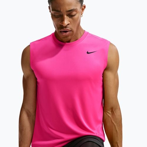 Koszulka treningowa męska Nike Dri-FIT Sleeveless Training Top hyper pink/black