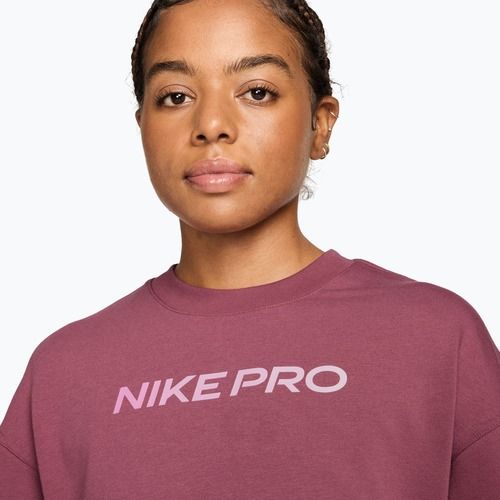 Longsleeve damski Nike Pro pink smoke/bleached lilac
