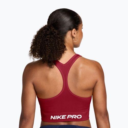 Top treningowy Nike Pro Seamless tough red/white