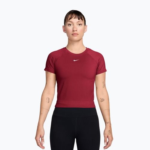 Koszulka treningowa damska Nike Pro Seamless tough red/white