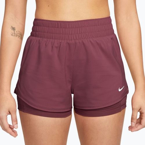 Spodenki treningowe damskie Nike One pink smoke/white