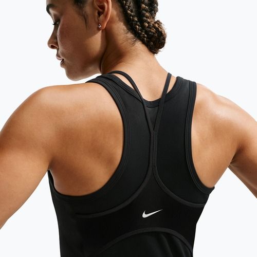 Koszulka treningowa damska Nike One black/black/university red/white