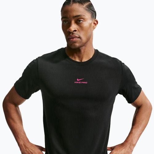Koszulka treningowa męska Nike Pro black/hyper pink