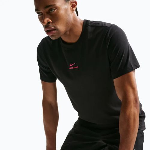 Koszulka treningowa męska Nike Pro black/hyper pink
