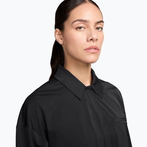 Koszulka treningowa damska Nike 24.7 PerfectStretch black/dark smoke grey