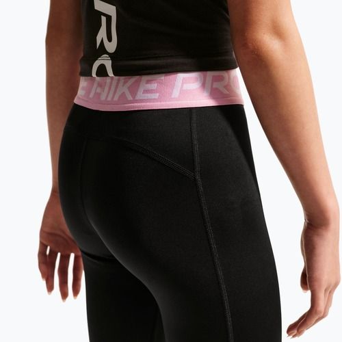 Legginsy dziecięce Nike Pro Dri-FIT black/pink rise/white