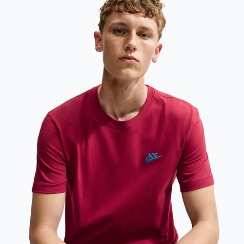 Koszulka męska Nike Sportswear Club tough red/football blue