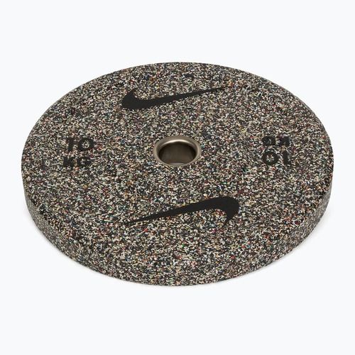 Obciążenie bumperowe Nike Strength Grind Bumper Plates 10 kg granite blur