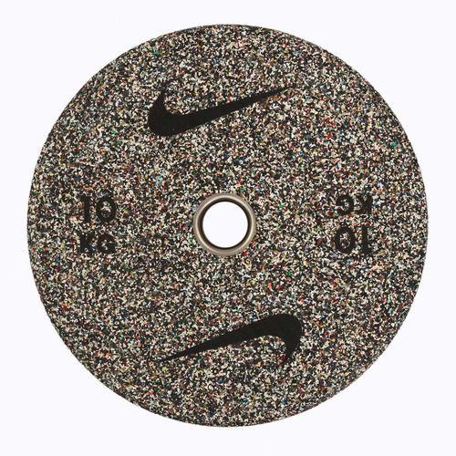 Obciążenie bumperowe Nike Strength Grind Bumper Plates 10 kg granite blur