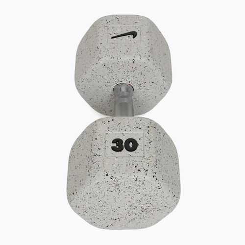 Hantel ogumowany Nike Strength Grind Dumbbell 30 kg wolf grey