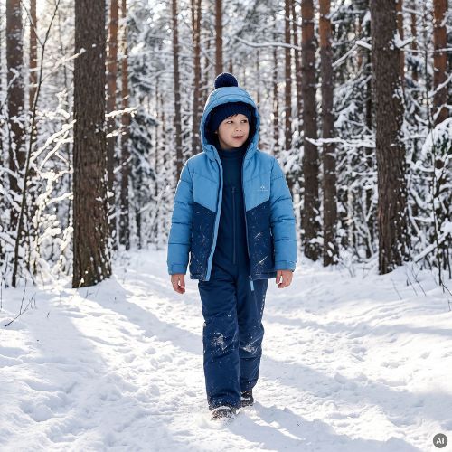 Kurtka ocieplana dziecięca Kadva Zippi KDG WP 5K/3K niebieski