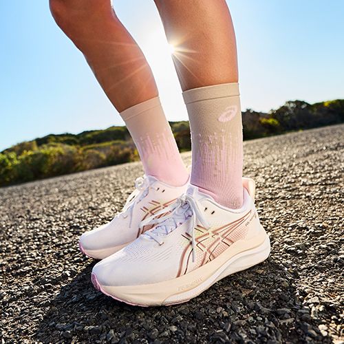 Buty do biegania damskie Asics Gel-Kayano 33 Solid Air/Soft Sky