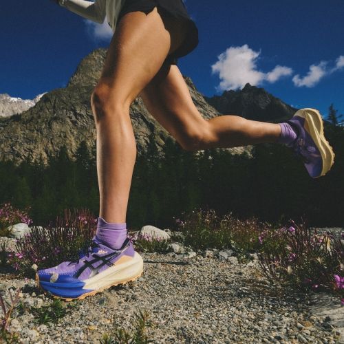 Buty do biegania damskie ASICS Trabuco Max 5 foggy teal/radiant amethyst
