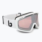 Gogle narciarskie Bollé Y7 OTG white matte/vermillon gun