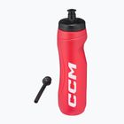 Bidon z rurką CCM 900 ml red