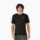 Koszulka męska Patagonia Cap Cool Merino Blend Graphic Shirt heritage header/black