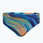 Slipy pływackie męskie TYR Durafast Elite Riptidal Briefs teal/orange