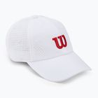 Czapka z daszkiem Wilson Active Perforated Cap bright white/infrared