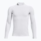 Longsleeve treningowy dziecięcy Under Armour Cg Armour Mock white/black