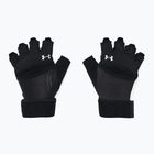 Rękawiczki treningowe damskie Under Armour M'S Weightlifting black/black/silver