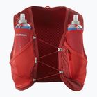 Kamizelka do biegania Salomon Active Skin 8 Set red dahlia/high risk
