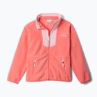 Bluza polarowa dziecięca Columbia Sequoia Grove Full Zip Fleece hot coral/satin pink