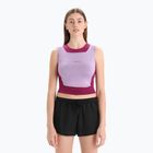 Koszulka termoaktywna damska icebreaker Zoneknit Cropped Bra-Tank purple gaze
