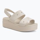 Sandały damskie Crocs Broklyn 4U stucco
