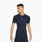 Koszulka treningowa męska Nike Pro Dri-Fit Tight SS Fitness obsidian/white