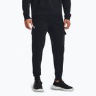 Spodnie męskie Under Armour Rival Fleece Cargo Jogger black/white