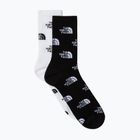 Skarpety The North Face Everyday Crew Logo 2 pary tnf black/tnf white