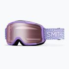 Gogle narciarskie dziecięce Smith Daredevil S2 light lavender dot clouds/ignitor mirror antifog